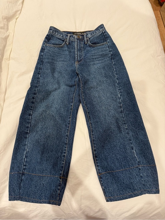 JUST BLACK DENIM Denim - Barrel Leg Blue Denim Jeans size 24